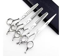 6/6.5/6.8/7 inch 440C Stainless Steel Hair Clippers (6.8+6 inch -4PC)