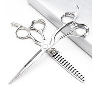 6/6.5/6.8/7 inch 440C Stainless Steel Hair Clippers (6 inch -2PC-C)