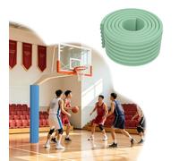 6.6 ft Basketball Pole Padding Wrap Around, Column Cushion Safety Protector Pad to Hide Ugly, Basketball Hoop Pillar Cover for Round & Square Post(Light Green,5 pcs)