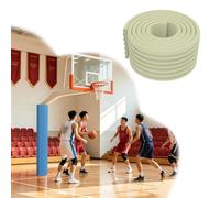 6.6 ft Basketball Pole Padding Wrap Around, Column Cushion Safety Protector Pad to Hide Ugly, Basketball Hoop Pillar Cover for Round & Square Post(Beige,5 pcs)