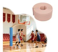 6.6 ft Basketball Pole Padding Wrap Around, Column Cushion Safety Protector Pad to Hide Ugly, Basketball Hoop Pillar Cover for Round & Square Post(Light Pink,5 pcs)