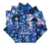 6×6 Inch Cool-Tone Nature Scrapbook Paper Pad-24 Sheets Single-Sided 160gsm Nature Themed Cardstock, Sky Ocean Starry Paper Pad for Junk Journal Card Making Decorative Background (Frozen, 6×6)