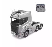 6×6 Remote Control Tractor, 1/14 Scale 2.4G 6x6 All Wheel Drive Full-proportional RC Tractor Truck with 2-Speed and Realistic Sound and Lights, Engineering Construction Vehicle Model for Adults