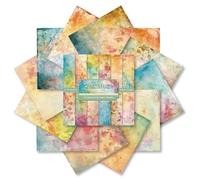 6×6 Spring Scrapbook Paper Watercolor Flower Origami Papers Pad,24 Sheets Single-Sided Colorful Decorative Craft Patterned paper for Kids DIY Cardmaking journaling Junk Journal Papers.