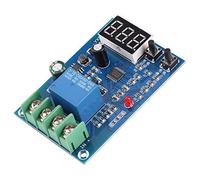 6-60V 10A Battery Charger Controller Board Adjustable Power Switch Module with Memory Function for Solar Panel Wind Generator Automotive Alternator Lead Lithium Battery Charging
