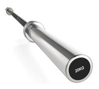 6.6FT/7.2FT Olympic Weightlifting Barbell - 50mm Diameter, 15KG/20KG Heavy-Duty Powerlifting Bar for Deadlifts, Black Squats & Strength Training, Knurled Grip, 380/750 lbs Max Load, 1 Pack