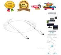 6.6ft Thunderbolt 3 Cable - 20Gbps Data & 100W Charging, 4K Video Ready