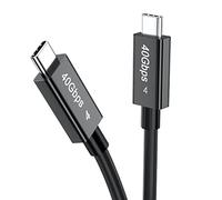 6.6FT Thunderbolt 4 Cable(Active),Support 40Gbps Data Transfer,8K Display,100W Charging USB C to USB C Cable for iPhone 15,Thunderbolt 3 cable,USB4/3,iPad Pro,MacBook,Docking Station[Intel Certified]