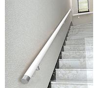 6.6ft Universal Indoor Grab Bar White Safe Railing for Steps Attic & Villa Secure Support Easy at for Home Safe & Accessibili