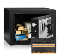 6.6L Digital Electronic Cash Money Safe Box with Fireproof Money Bag