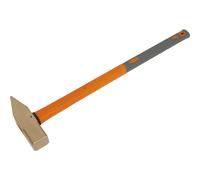 6.6lb Cross Pein Engineers Hammer - Non-Sparking - Fibre Glass Shaft - BS 876