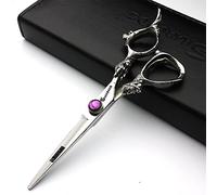 6/7/7.5/8/9 inch Japanese 440C Styling Studio Scissors Barber Professional Styling Tool Set Scissors (6-inch Flat Shear-C)