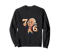 6-7 7-6 George Washington Seven Six Teacher America Comic Sweatshirt