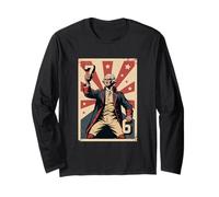 6-7 7-6 George Washington Seven Six Teacher Tarot Card Long Sleeve T-Shirt