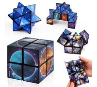 6 7 8 9 10 11 Year Old Boy Gifts: Infinity Cubes Toys for Kids Age 8-12 Birthday Presents for Girls Boys Autism Travel Magic Cube for Children Space