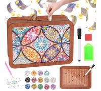 6 7 8 9 10 Year Old Girl Gifts: Diamond Art and Crafts for Kids Age 10 6 8 5 Birthday Presents for 7-12 Year Old Girls Craft Kits for Kids Toys Reusable Money Box Saving Challenge £5000 for Adult Teen