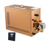 6/7/8/9kw Automatic Stainless Steel Steam Generator Automatic Descaling Sauna Room Steam Bath Machine for Spa Room Digital Controller Efficient Heating(AT-80S 8KW 380V)