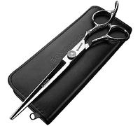 6/7/8 inch Personalized Rose Print Hair Clipper Set (Scissors Set) (7 in Cutting Scissors)