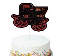 6-7 Birthday Cake Topper, Funny 6-7 Meme Cake Decoration for 6th & 7th Birthday Parties Anniversary Graduation Celebrations