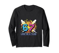 6-7 Club Comic Explosion Meme Long Sleeve T-Shirt