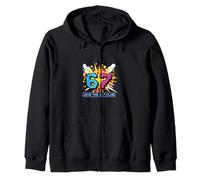 6-7 Club Comic Explosion Meme Zip Hoodie