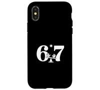 6 7 Funny Math Teacher Multiplication Joke Case for iPhone X/XS