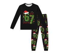6 7 his and Hers Christmas Pyjamas Matching Christmas Jumpers Fleece Pyjamas Women Matching pjs for Couples Womens pjs Pajamas Women's Pyjama Sets Santa Costume Women's Nightwear Pajamas for Women UK