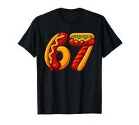 6 7 Hot Dogs Six Seven BBQ Costume for Kids T-Shirt