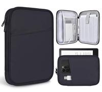 6-7 Inch E-Reader Tablet Carrying Sleeve for 7" Amazon Fire 7/Kindle Oasis,6.8" Kindle Paperwhite 11th 2021, 6" Kindle Paperwhite/Kindle 2022, Kobo Clara 2E/Libra 2 eReader Protective Bag Case(Black)