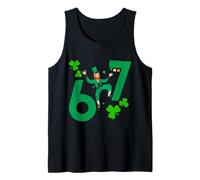 6 7 Leprechaun Bruh St Patricks Day Lucky Irish Six Seven Tank Top