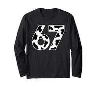 6-7 Meme Cow Cool Six-Seven Funny 67 Gen Alpha Z Long Sleeve T-Shirt