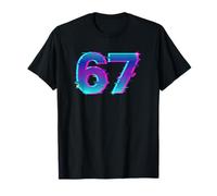 6-7 Meme Glitch Six-Seven Vaporware Funny 67 Gen Z Alpha T-Shirt