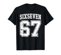 6-7 Meme Sports Uniform Cool Six-Seven Funny 67 Gen Z Alpha T-Shirt