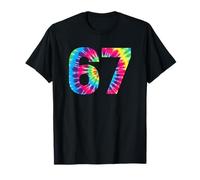 6-7 Meme Tie Dye Cool Six-Seven Funny 67 Gen Z Alpha T-Shirt