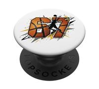 6 7 Meme Youth Culture Slang Basketball Funny Number PopSockets Adhesive PopGrip