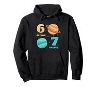 6 7 Planets Order Saturn Uranus Space Universe Nerds Science Pullover Hoodie