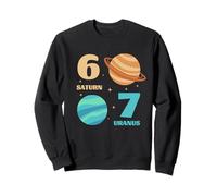 6 7 Planets Order Saturn Uranus Space Universe Nerds Science Sweatshirt