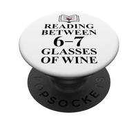 6 7 Reading 6-7 Just One More Chapter Read Between the Wines PopSockets Adhesive PopGrip