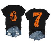6 7 Shirt Six Seven Tshirt Six Seven Meme Pumpkin Shirts for Women Men