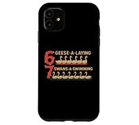 6 7 Six Seven Brain Rot Gen Z Meme Ugly Christmas Goose Swan Case for iPhone 11