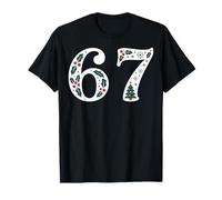 6 7 Six Seven Meme Brainrot Gen Z Alpha Christmas Pajamas T-Shirt