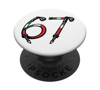 6 7 Ski Italy Apres Winter Sports Meme PopSockets Adhesive PopGrip
