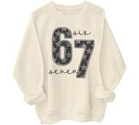 6 7 Sweatshirt Six Seven Hoodie Funny Number Meme Sweatshirt