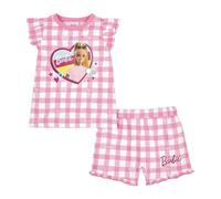 (6-7 Years) Barbie Girls Pyjamas Short Frilly Pjs