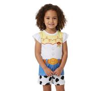(6-7 Years) Disney Toy Story Short Sleeve Short Leg Pyjama Set (Girls White)