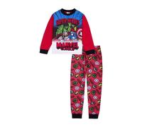 Marvel Comics Boys Pyjamas, Incredible Hulk Iron Man Thor and Captain America Pjs Set For Boys 6-7 Years