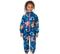 Paw Patrol Girls Puddle Suit | Navy Blue All In One Rain Coat For Children | Skye Rescue Pups Shooting Star Rainbow Print | Long Sleeve with Cuffs Jacket | Fun Merchandise Gift for Kids & Toddlers