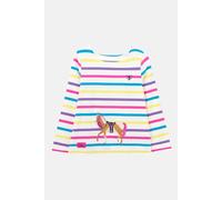 (6-7 Yrs, Multi Stripe Horse) Causeway Kids Long Sleeved Top