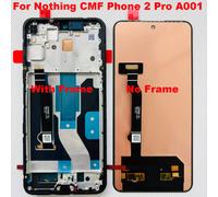6.77" Original AMOLED 120Hz For Nothing Phone CMF 2Pro A001 Display Touch Screen Panel Digitizer For Nothing CMF PHONE 2 PRO LCD Lcd No frame