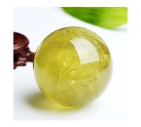 6-7cm 1pc Crystal Citrine Ball Quartz Decor Sphere Ballfor Decorative Photography